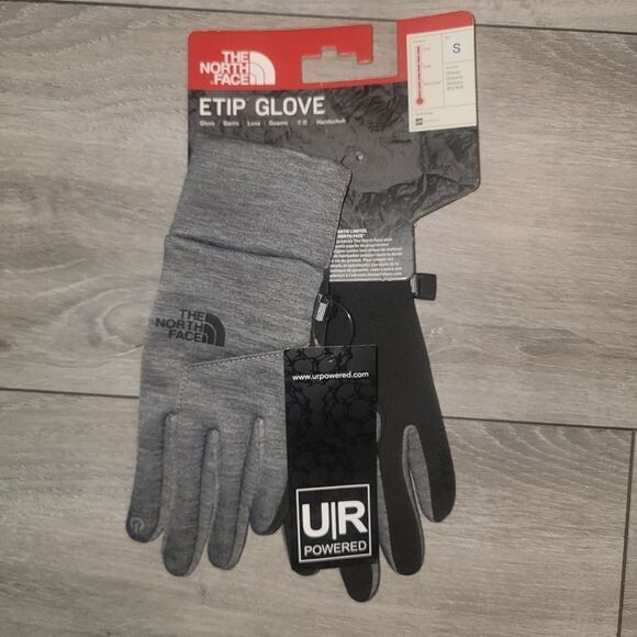 Last Pair!!! The North Face Gray Etip📲  touchscreen Glove🧤 Size small - Picture 14 of 16